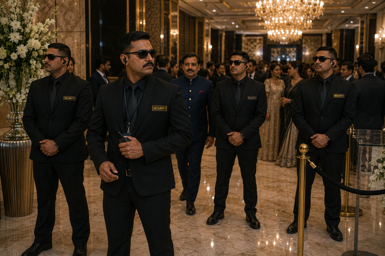 PSO providing VIP protection at an event